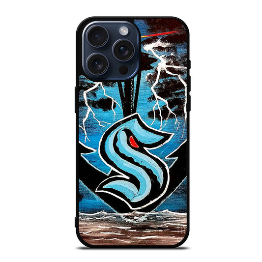 SEATTLE KRAKEN ART iPhone 15 Pro Max Case Cover