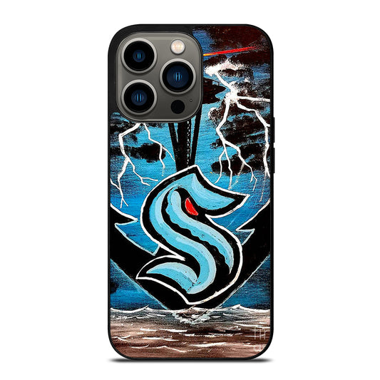 SEATTLE KRAKEN ART iPhone 13 Pro Case Cover