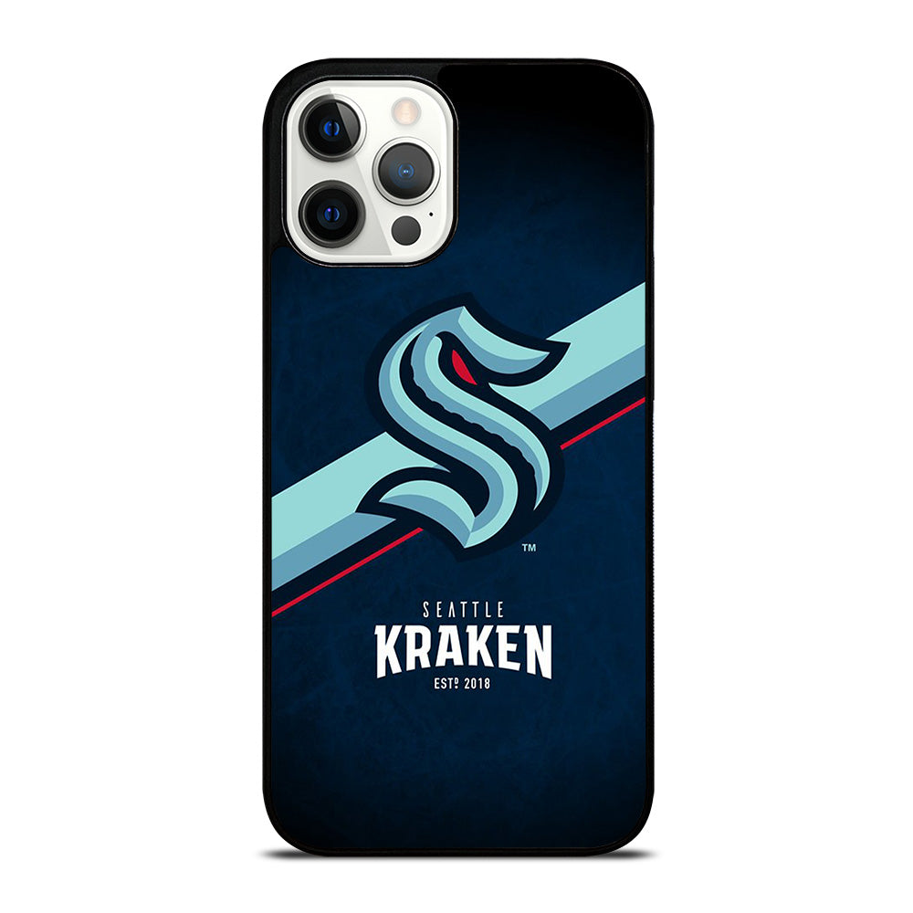 SEATTLE KRAKEN STRIPE LOGO iPhone 12 Pro Max Case Cover
