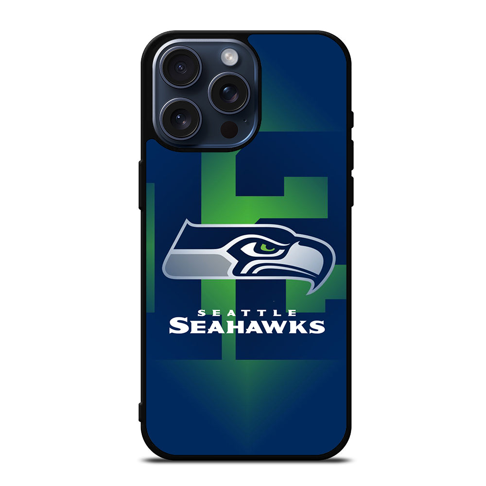 SEATTLE SEAHAWKS NFL FOOTBALL 3 iPhone 15 Pro Max Case Cover