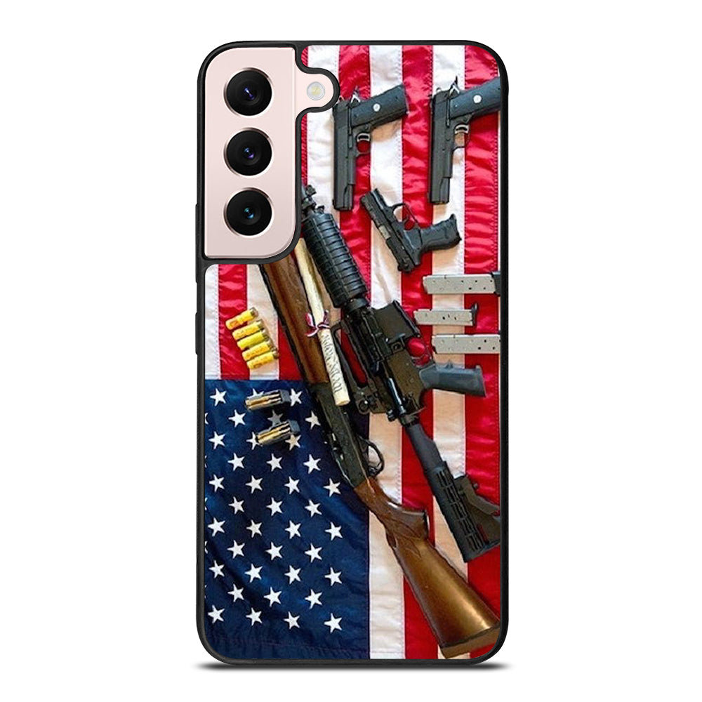 SECOND AMENDMENT AMERICAN GUN Samsung Galaxy S22 Plus Case Cover