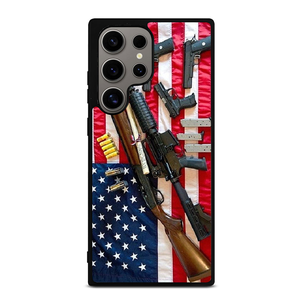 SECOND AMENDMENT AMERICAN GUN Samsung Galaxy S24 Ultra Case Cover