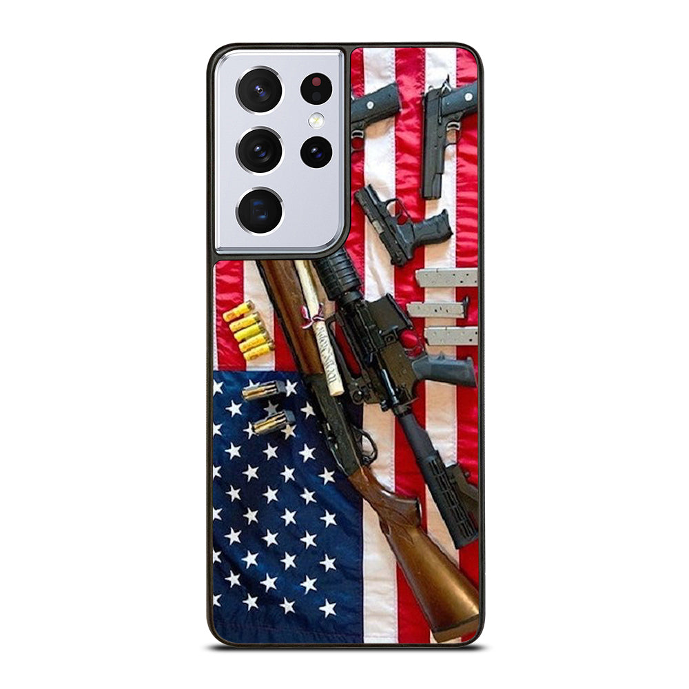 SECOND AMENDMENT AMERICAN GUN Samsung Galaxy S21 Ultra Case Cover