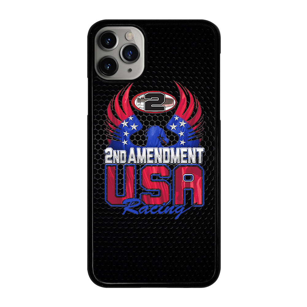SECOND AMENDMENT LOGO METAL LOGO 2 iPhone 11 Pro Max Case Cover