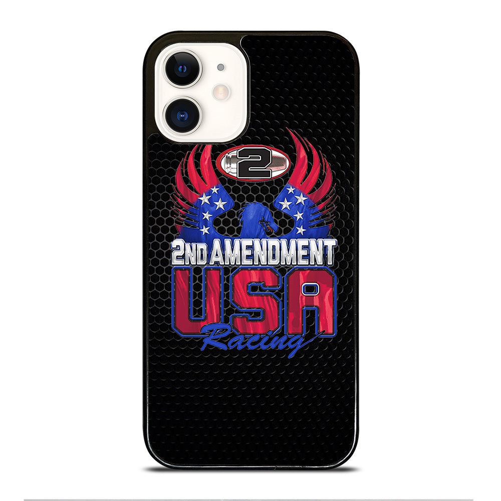 SECOND AMENDMENT LOGO METAL LOGO 2 iPhone 12 Case Cover