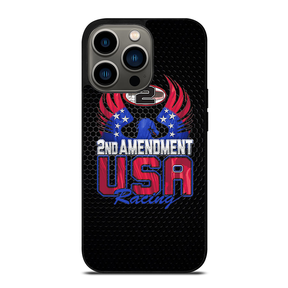 SECOND AMENDMENT LOGO METAL LOGO 2 iPhone 13 Pro Case Cover