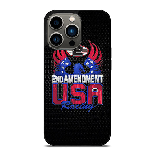 SECOND AMENDMENT LOGO METAL LOGO 2 iPhone 13 Pro Case Cover
