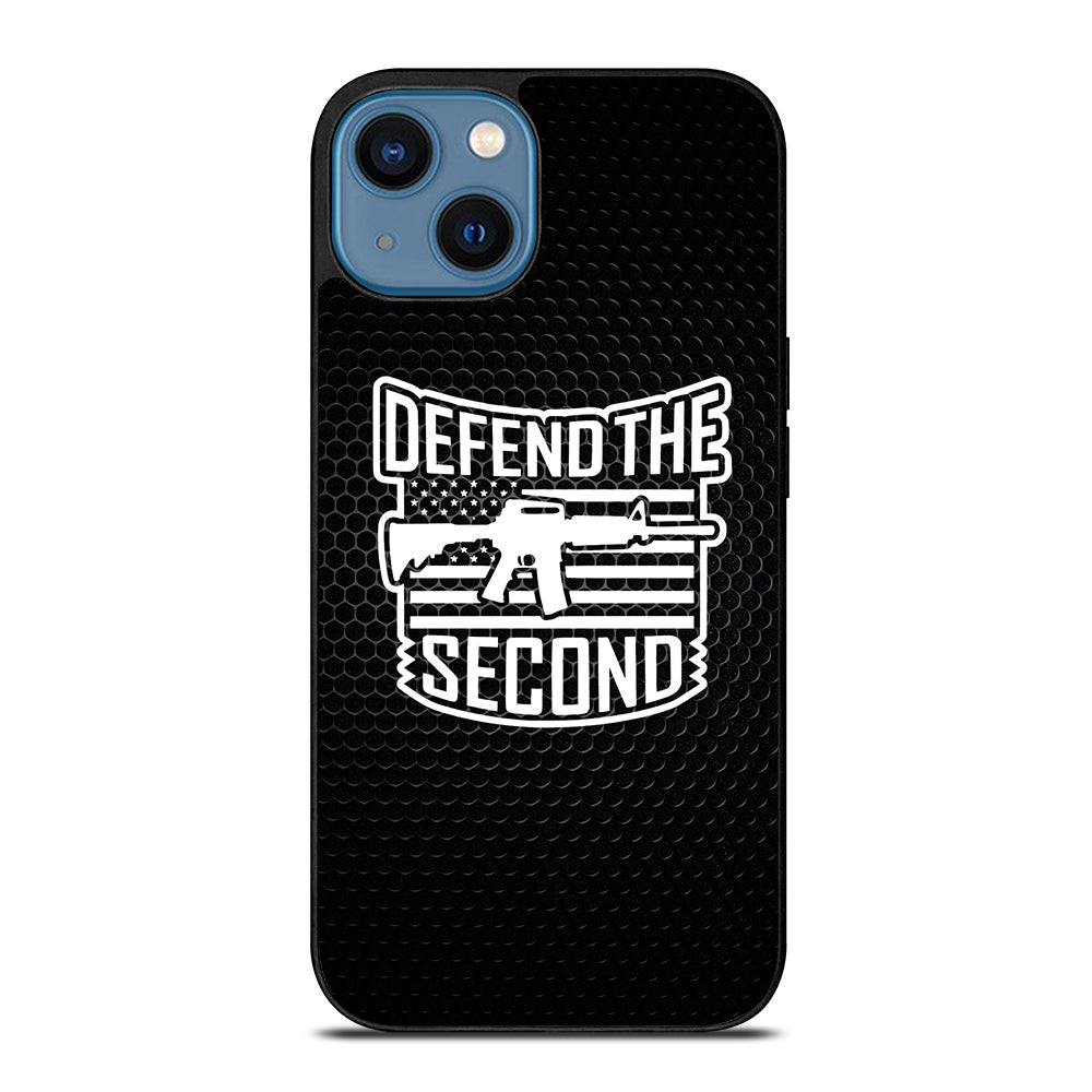 SECOND AMENDMENT LOGO METAL LOGO iPhone 14 Case Cover