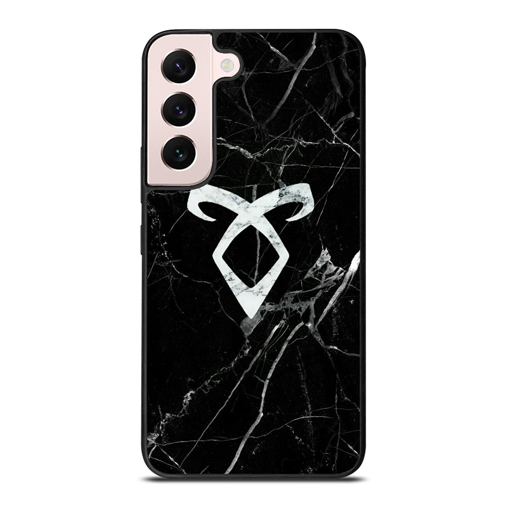 SHADOWHUNTER ANGELIC MARBLE LOGO Samsung Galaxy S22 Plus Case Cover