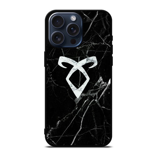SHADOWHUNTER ANGELIC MARBLE LOGO iPhone 15 Pro Max Case Cover
