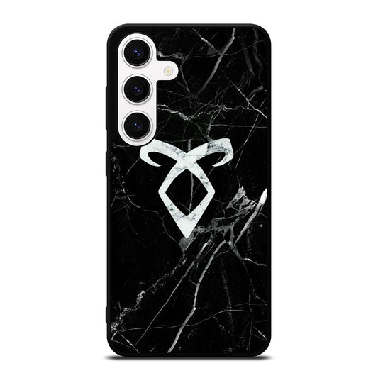 SHADOWHUNTER ANGELIC MARBLE LOGO Samsung Galaxy S24 Case Cover