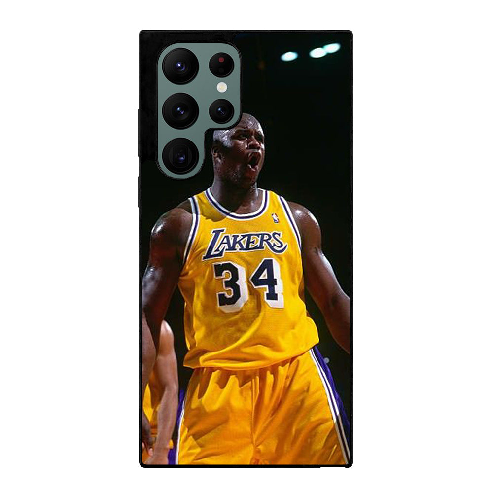 SHAQUILLE O'NEAL 34 LA LAKERS NBA Samsung Galaxy S22 Ultra Case Cover