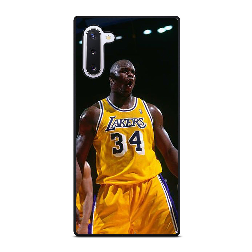 SHAQUILLE O'NEAL 34 LA LAKERS NBA Samsung Galaxy Note 10 Case Cover