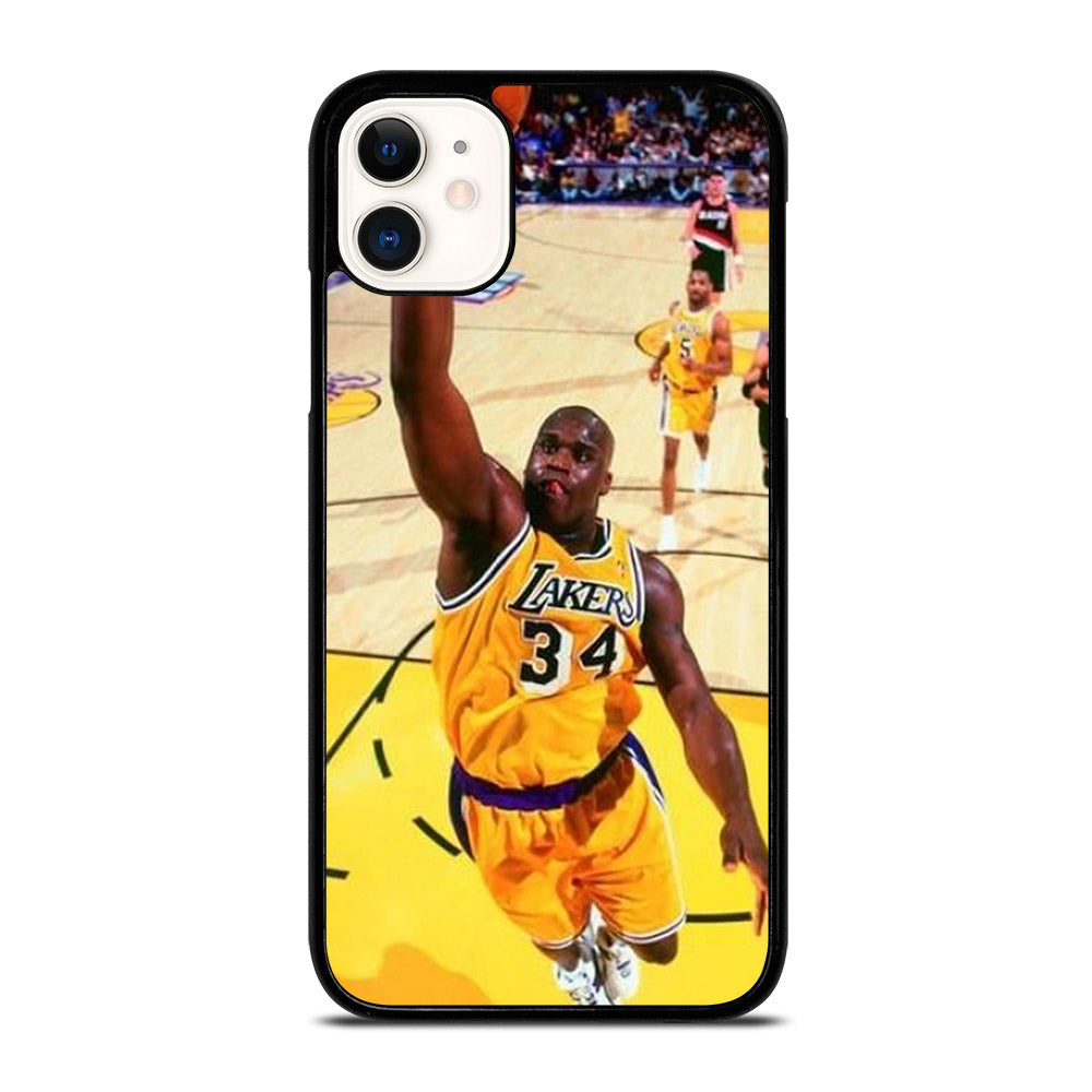 SHAQUILLE O'NEAL LA LAKERS NBA DUNK iPhone 11 Case Cover