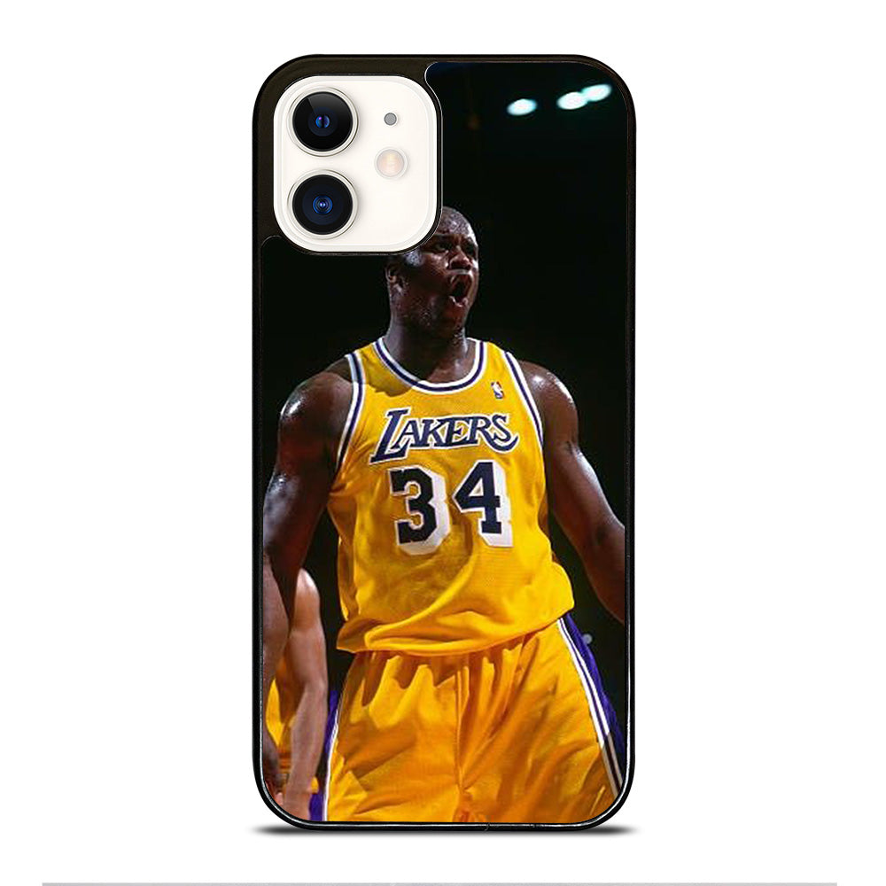 SHAQUILLE O'NEAL 34 LA LAKERS NBA iPhone 12 Case Cover