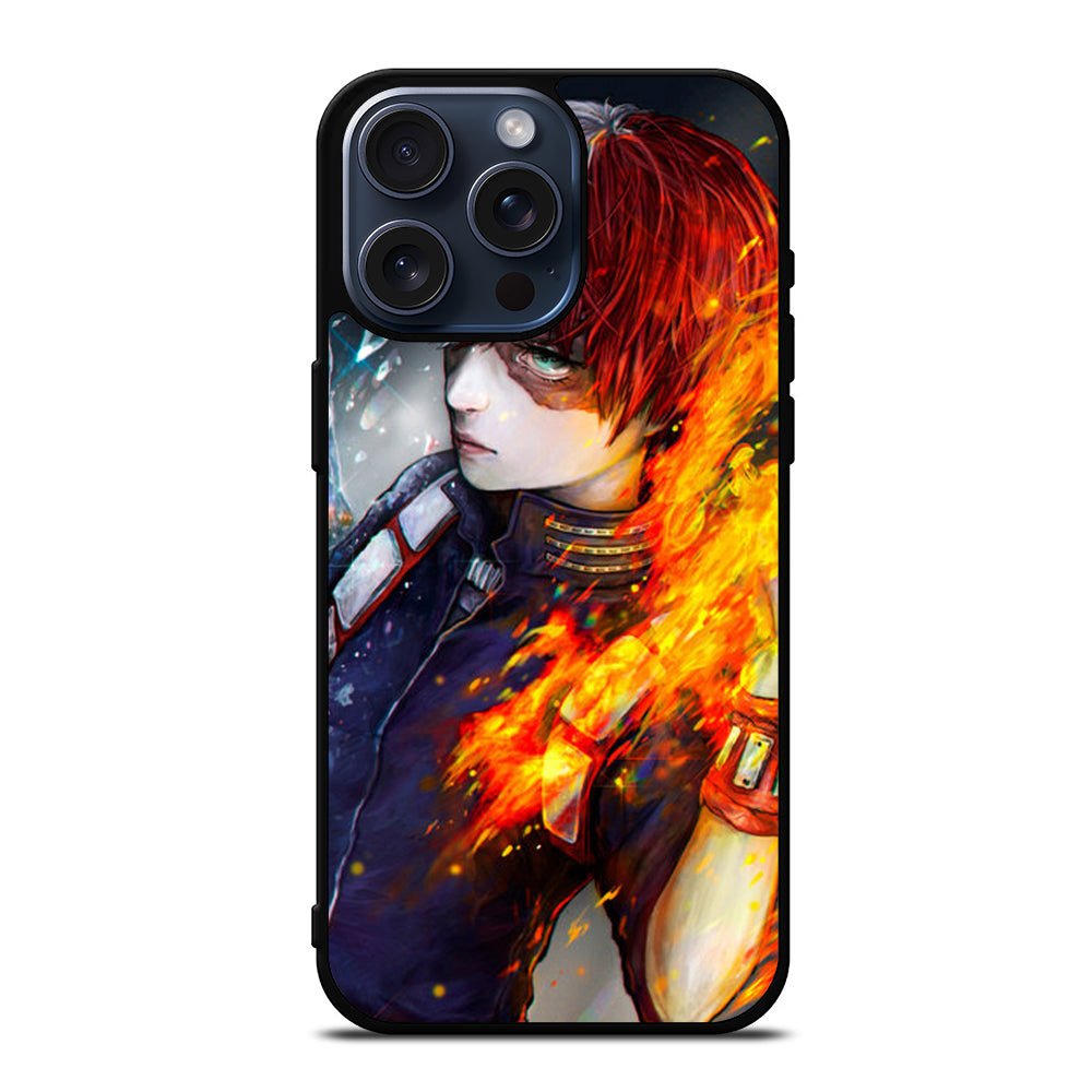 SHOTO TODOROKI ART MY HERO ACADEMIA iPhone 15 Pro Max Case Cover
