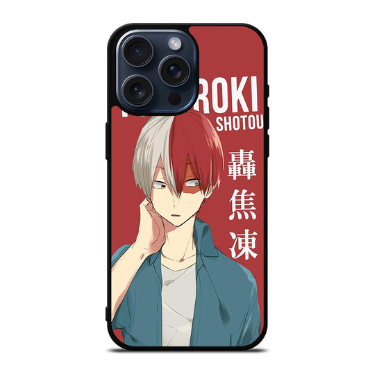SHOTO TODOROKI COOL MY HERO ACADEMIA iPhone 15 Pro Max Case Cover