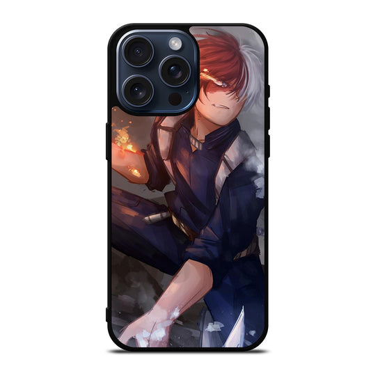 SHOTO TODOROKI MY HERO ACADEMIA MANGA iPhone 15 Pro Max Case Cover