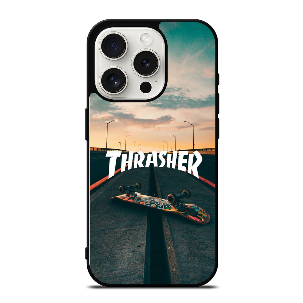 SKATEBOARD THRASHER 1 iPhone 15 Pro Case Cover