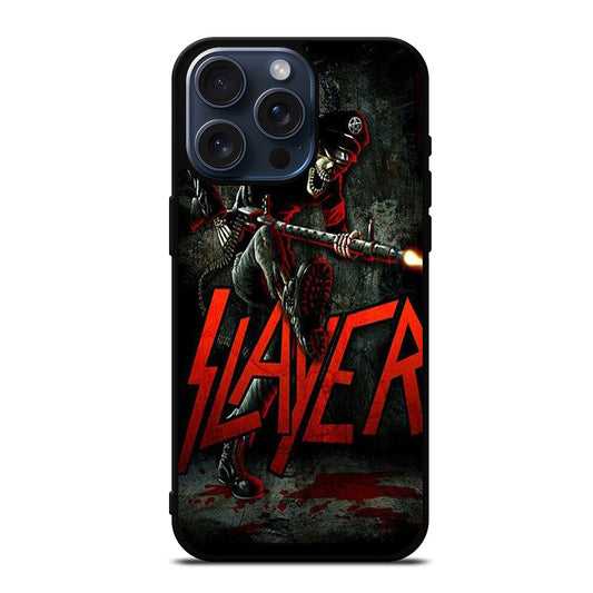 SLAYER BAND SKULL GUN iPhone 15 Pro Max Case Cover