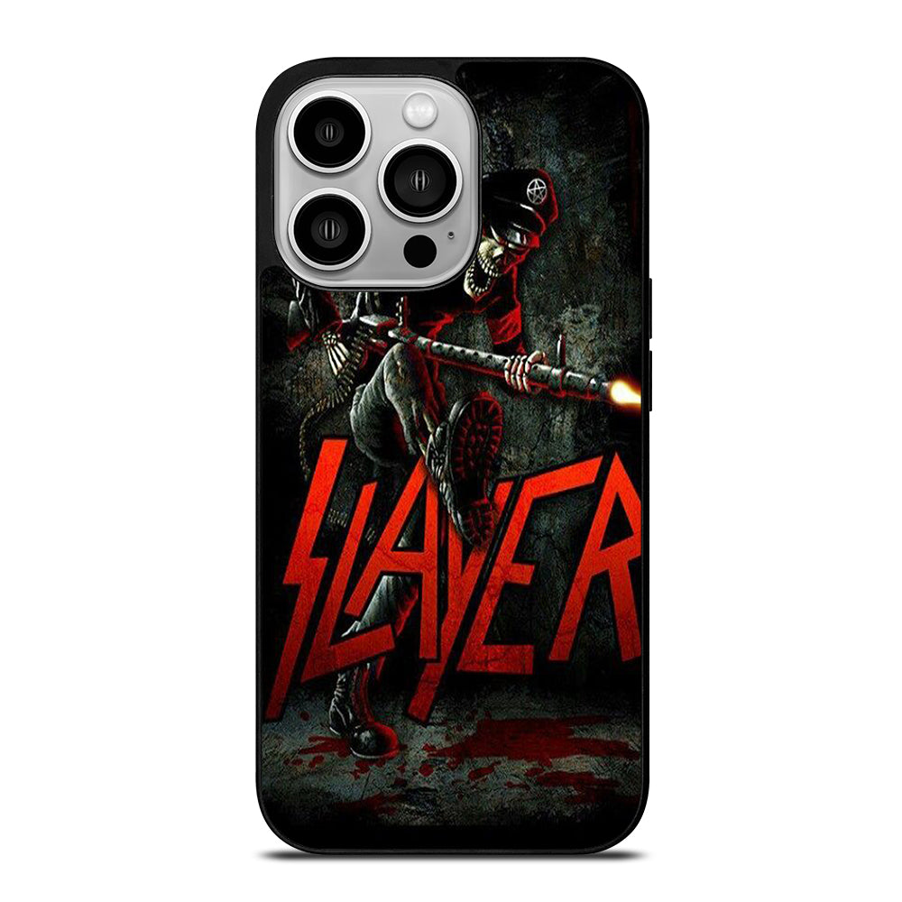 SLAYER BAND SKULL GUN iPhone 14 Pro Case Cover