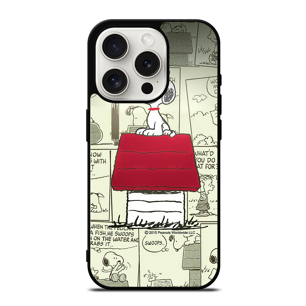 SNOOPY DOG COMIC iPhone 15 Pro Case Cover