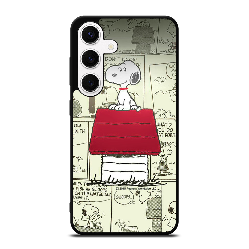 SNOOPY DOG COMIC Samsung Galaxy S24 Case Cover