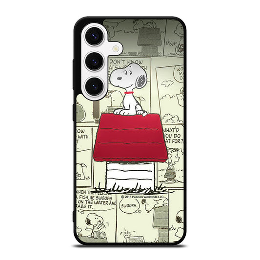 SNOOPY DOG COMIC Samsung Galaxy S24 Case Cover