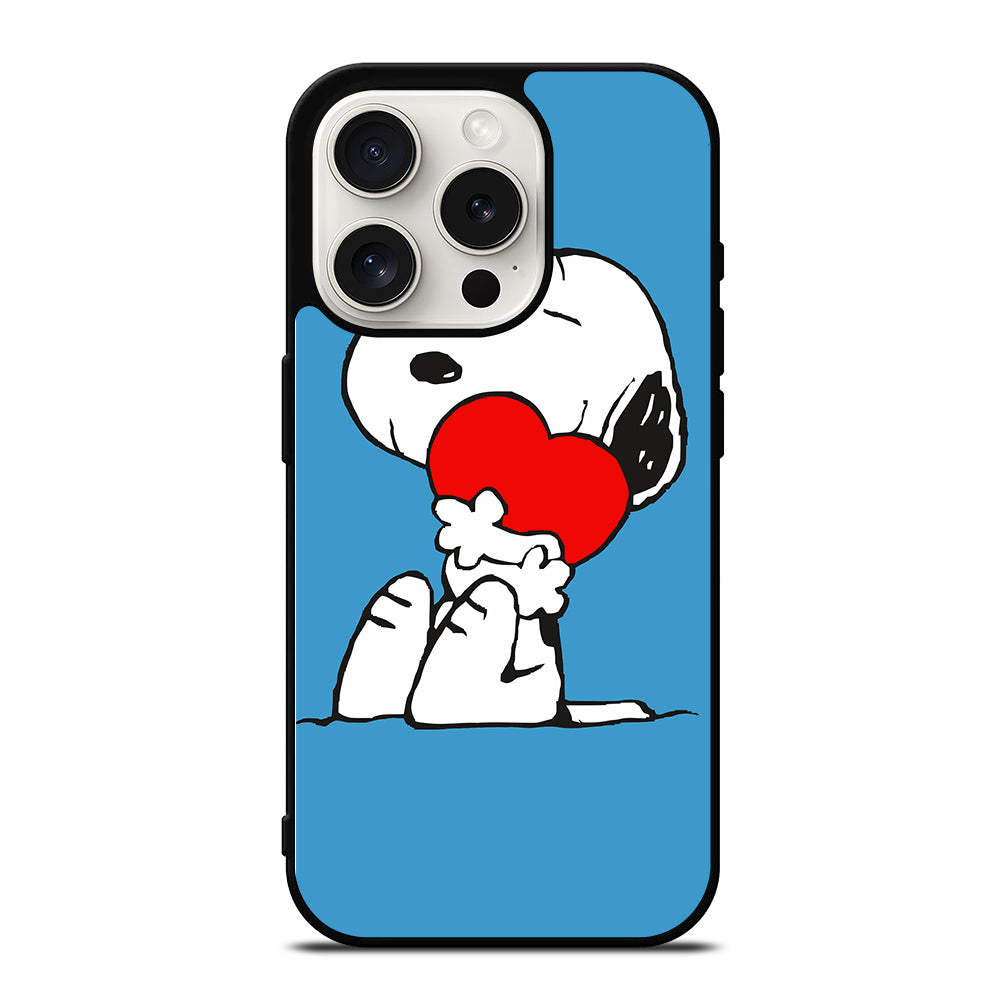 SNOOPY DOG POCKET LOVE iPhone 15 Pro Case Cover