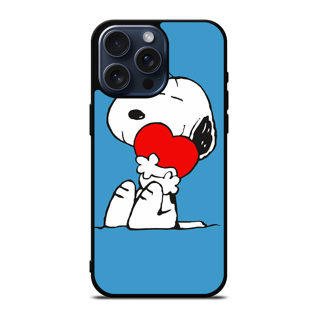 SNOOPY DOG POCKET LOVE iPhone 15 Pro Max Case Cover