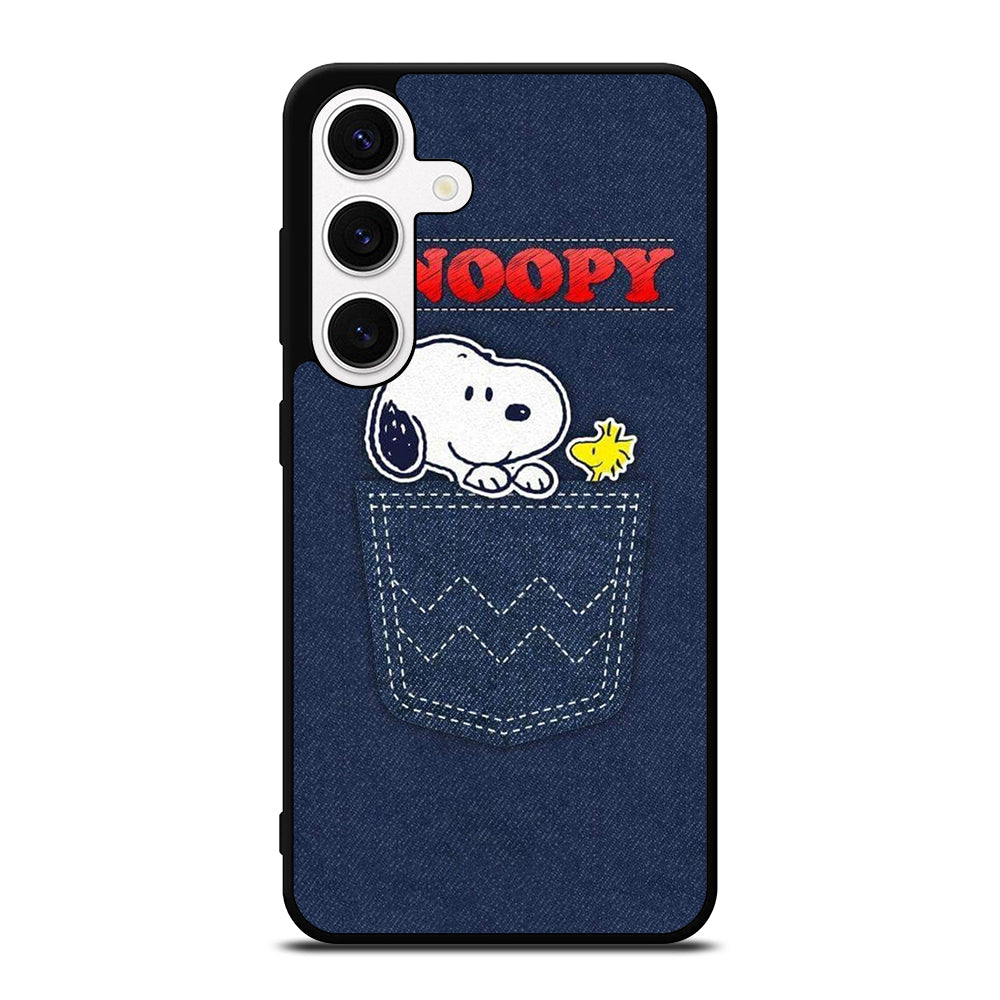 SNOOPY DOG POCKET Samsung Galaxy S24 Case Cover