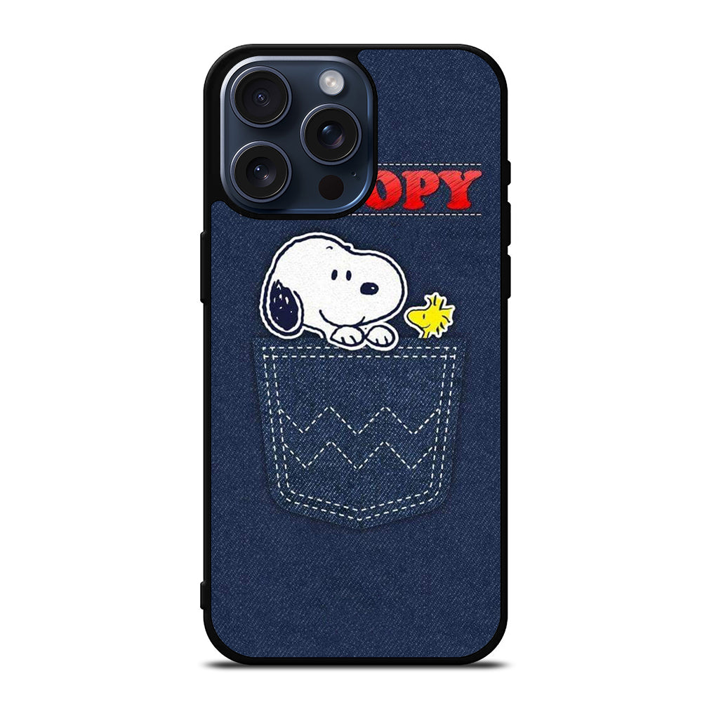 SNOOPY DOG POCKET iPhone 15 Pro Max Case Cover – casecentro SNOOPY DOG POCKET iPhone 15 Pro Max Case Cover – casecentro