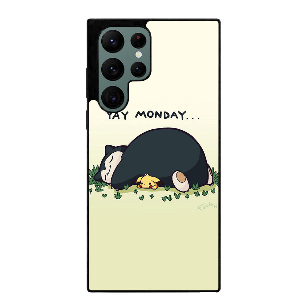 SNORLAX AND PIKACHU POKEMON Samsung Galaxy S22 Ultra Case Cover