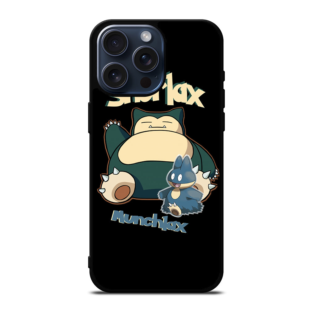 SNORLAX POKEMON CUTE iPhone 15 Pro Max Case Cover