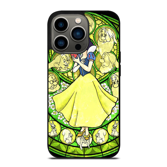 SNOW WHITE DISNEY STAINED GLASS iPhone 13 Pro Case Cover