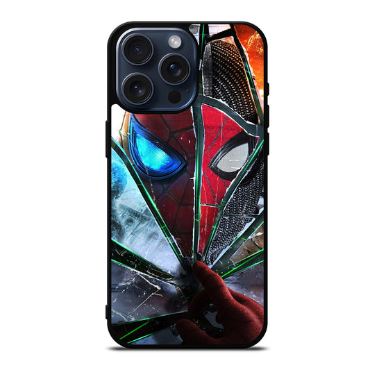 SPIDERMAN MIRROR FACE iPhone 15 Pro Max Case Cover