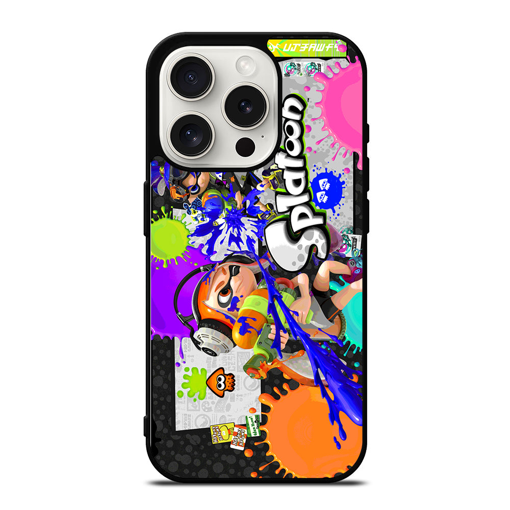 SPLATOON GAME iPhone 15 Pro Case Cover