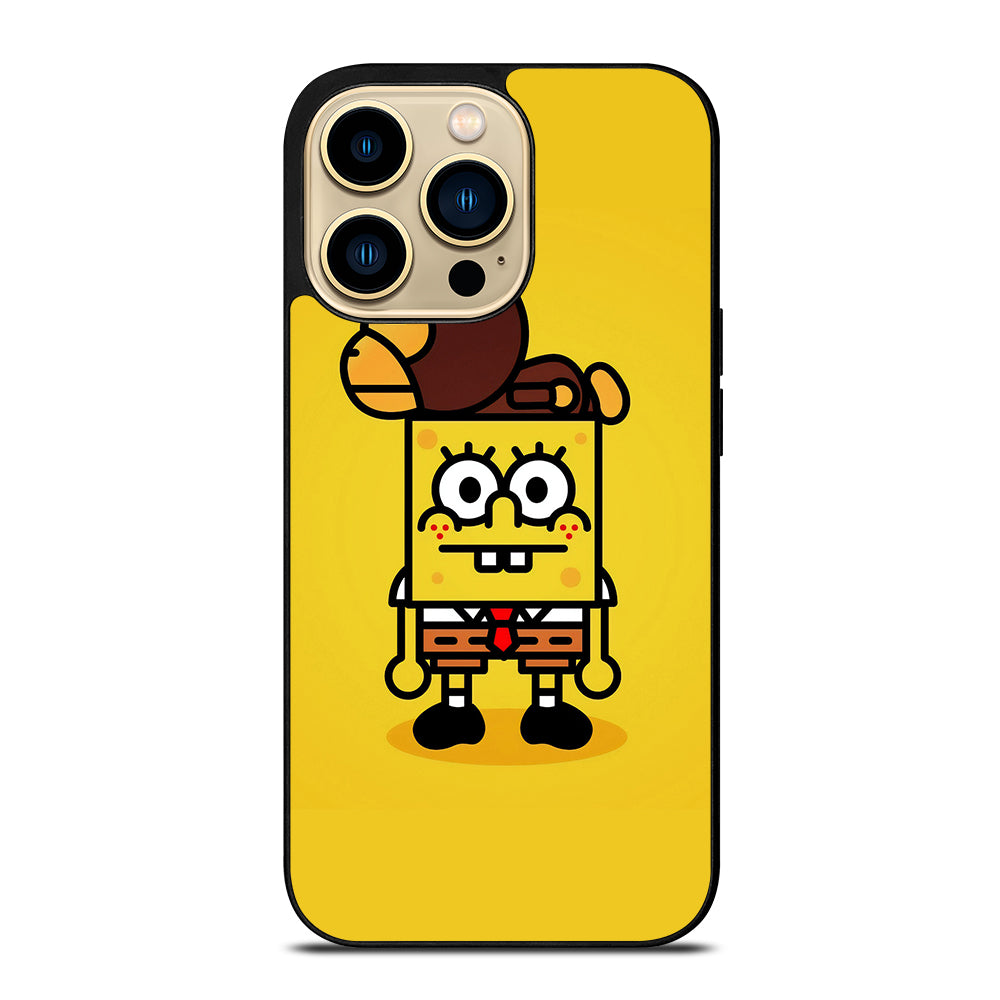 SPONGEBOB X BAPE iPhone 14 Pro Max Case Cover