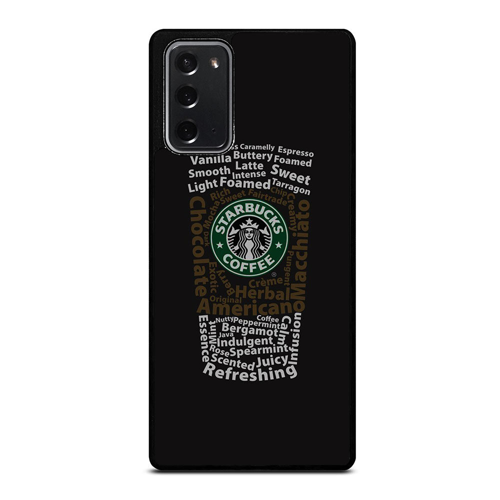 STARBUCKS COFFEE QUOTE Samsung Galaxy Note 20 Case Cover