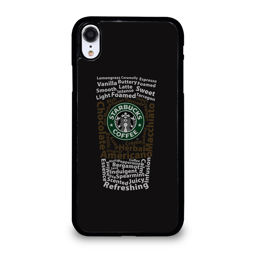 STARBUCKS COFFEE QUOTE iPhone XR Case Cover casecentro STARBUCKS COFFEE QUOTE iPhone XR Case Cover casecentro