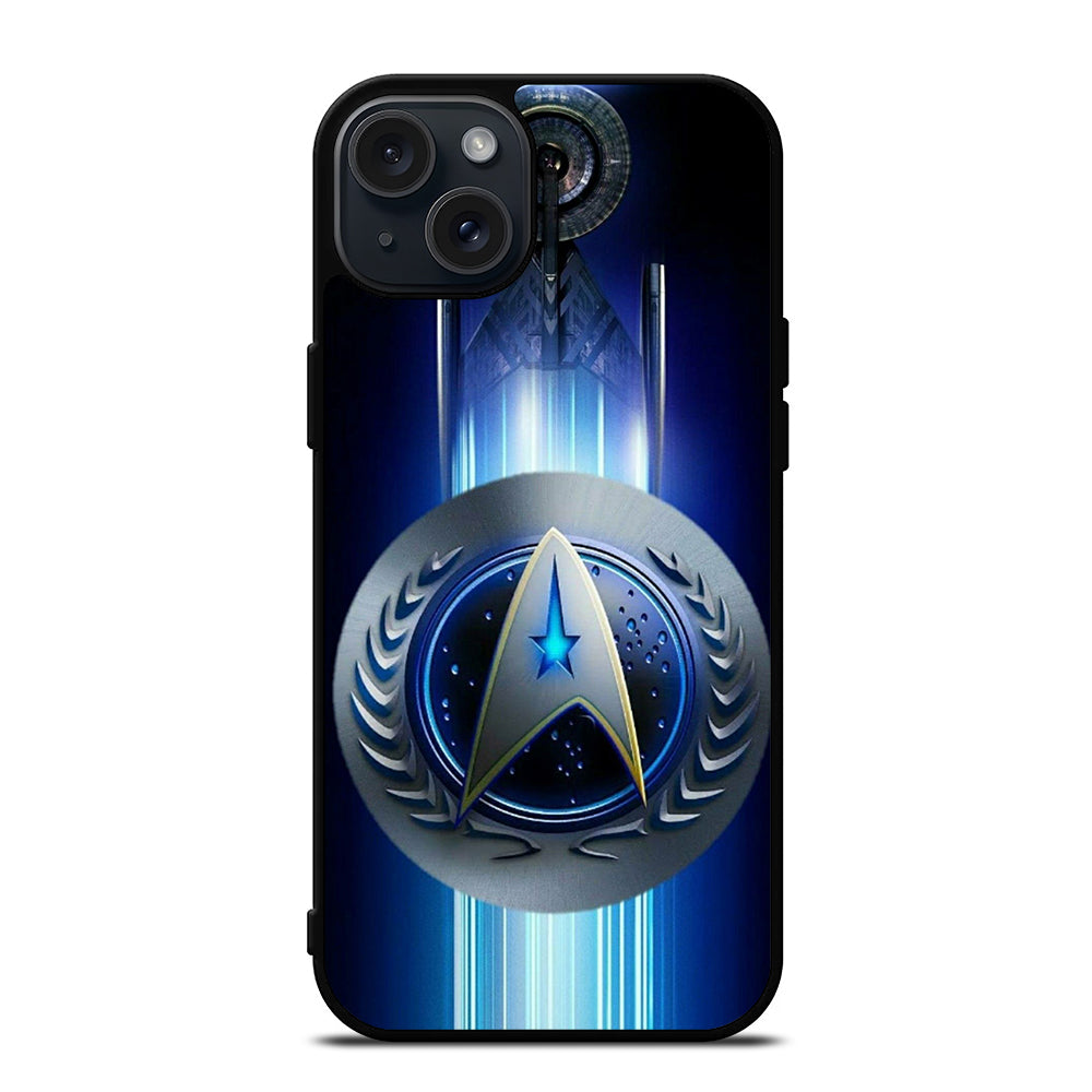 STAR TREK EMBLEM 1 iPhone 15 Plus Case Cover – casecentro STAR TREK EMBLEM 1 iPhone 15 Plus Case Cover – casecentro