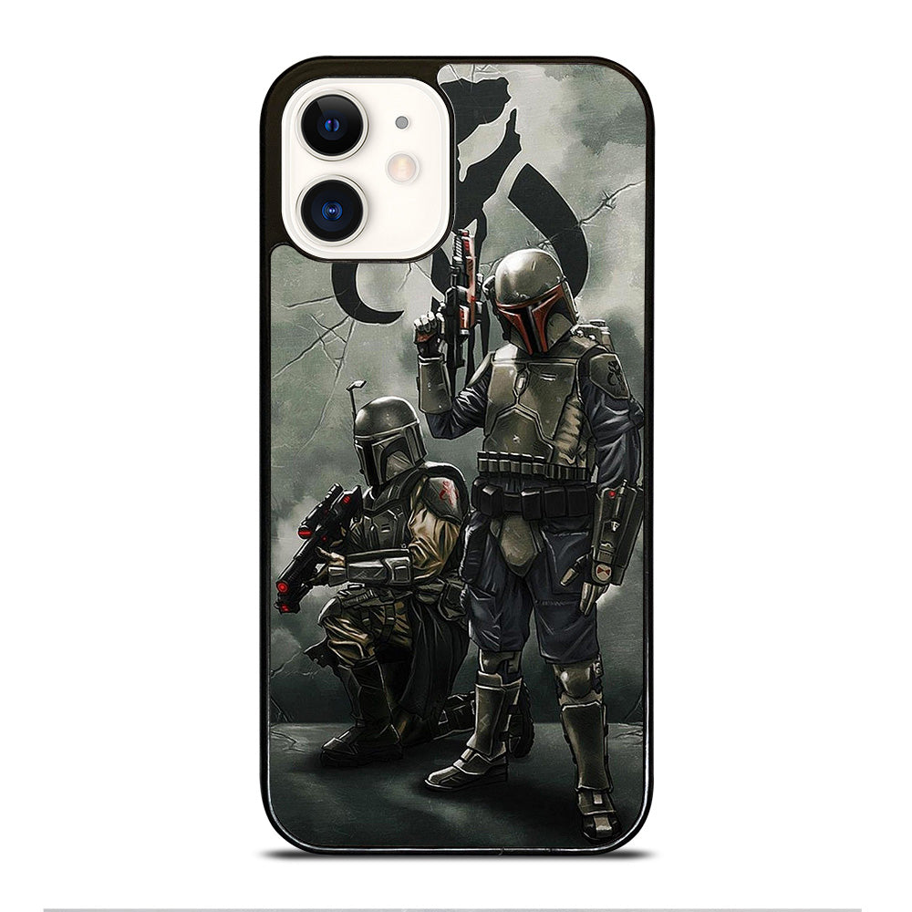 STAR WARS BOBA FETT MANDALORIAN ART iPhone 12 Case Cover