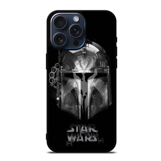 STAR WARS BOBA FETT MANDALORIAN HELMET iPhone 15 Pro Max Case Cover