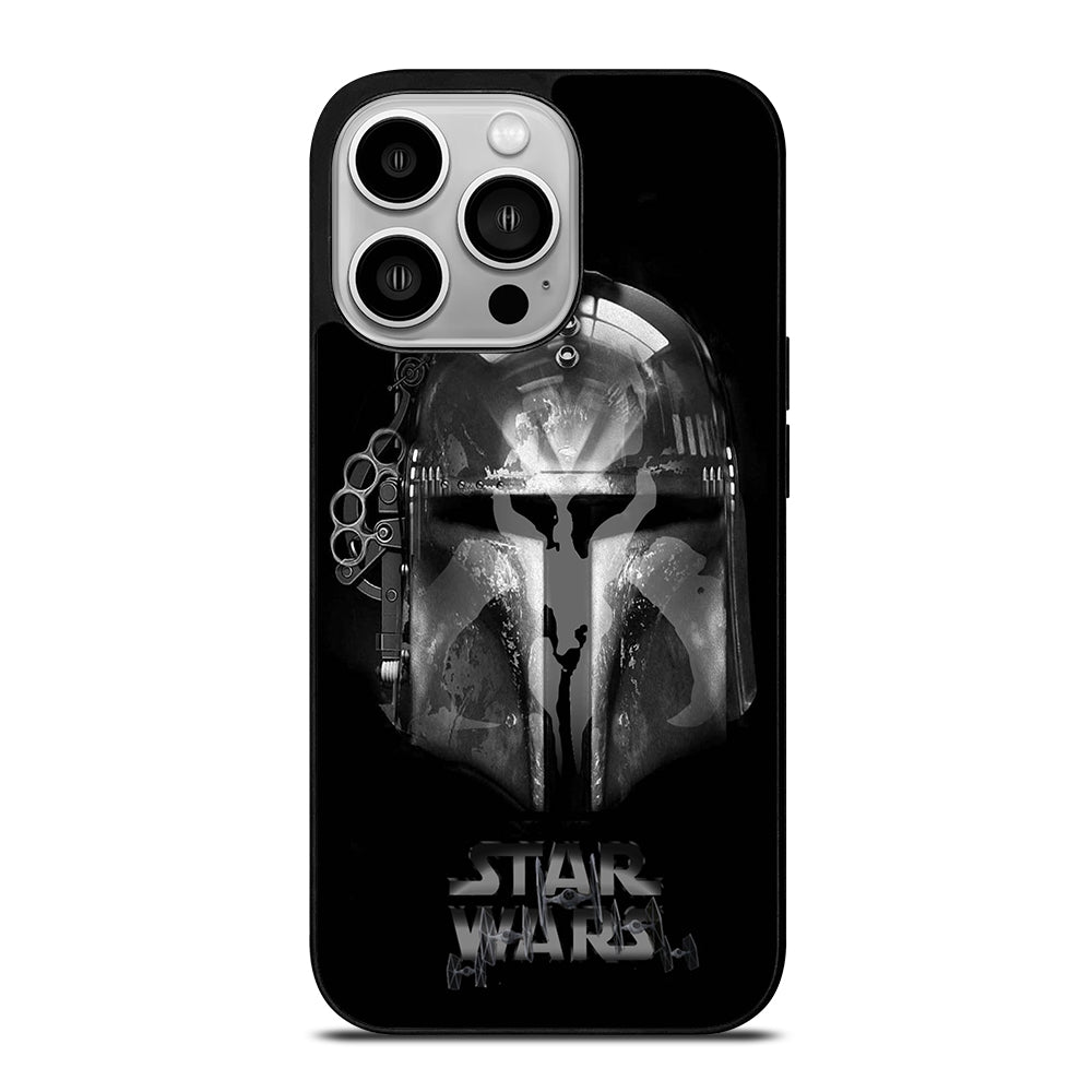 STAR WARS BOBA FETT MANDALORIAN HELMET iPhone 14 Pro Case Cover