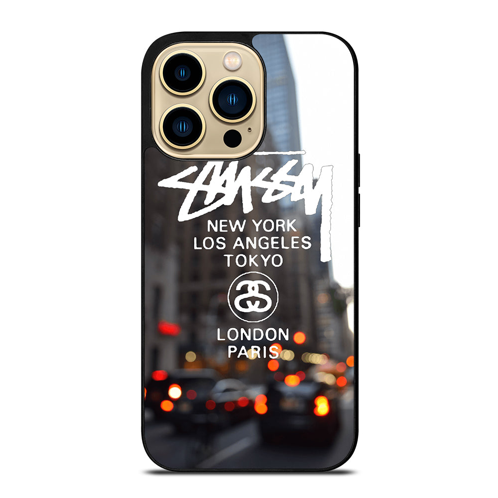 STUSSY CITY LOGO iPhone 14 Pro Max Case Cover