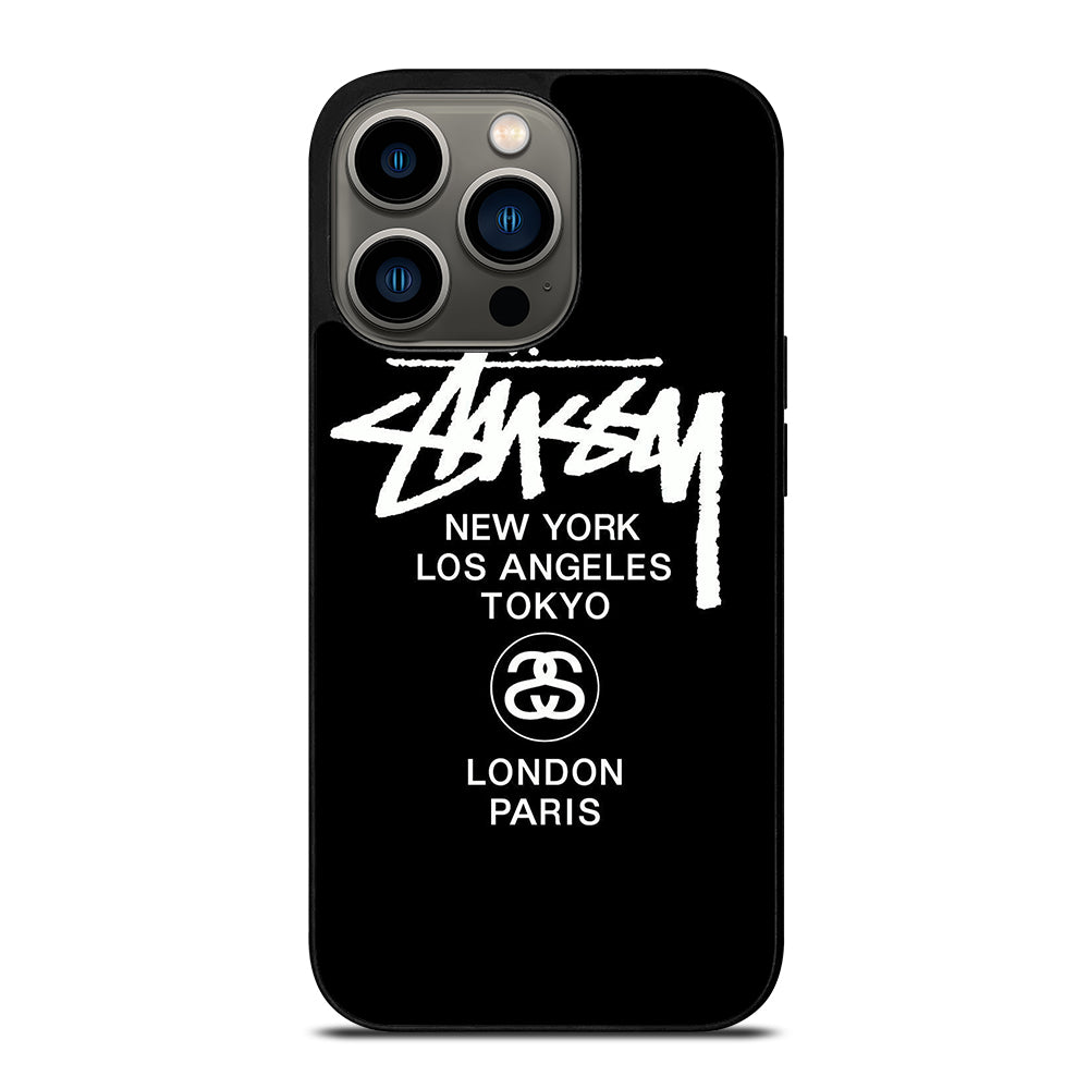 STUSSY NEW YORK iPhone 13 Pro Case Cover