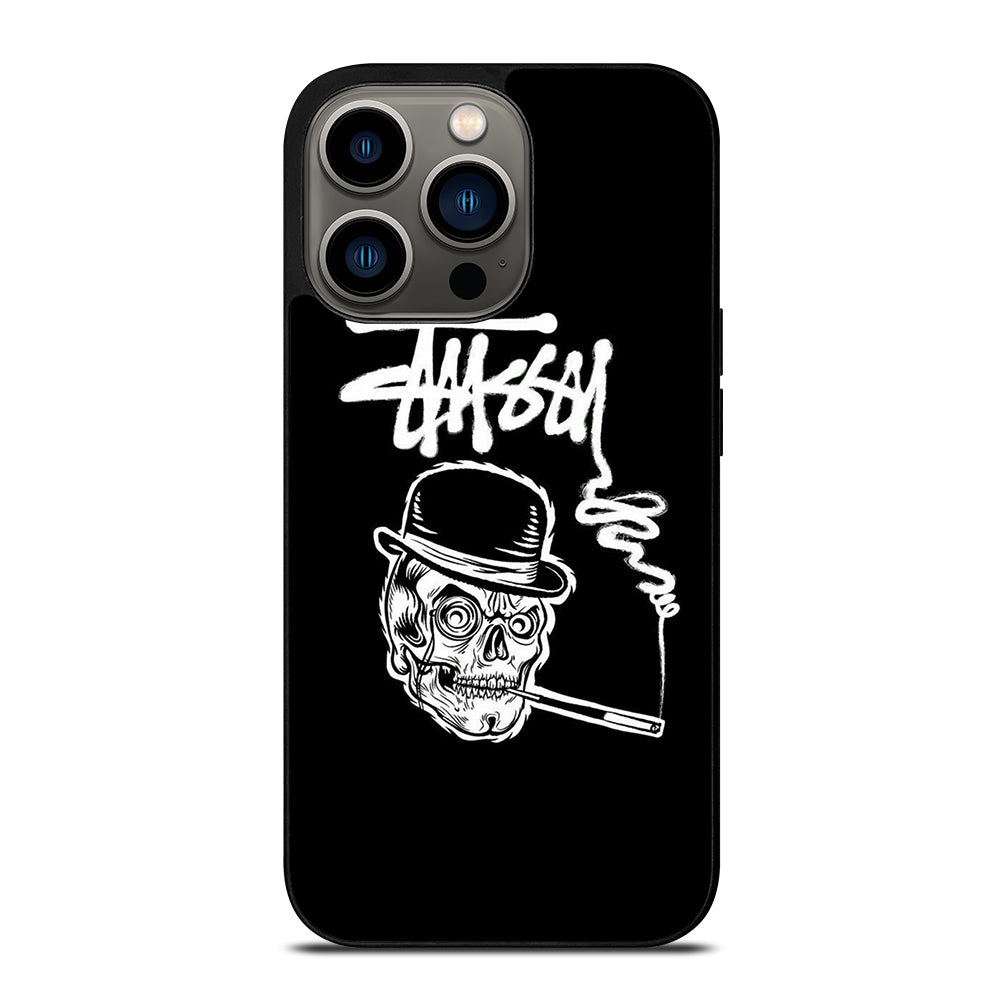 STUSSY SKULL LOGO iPhone 13 Pro Case Cover
