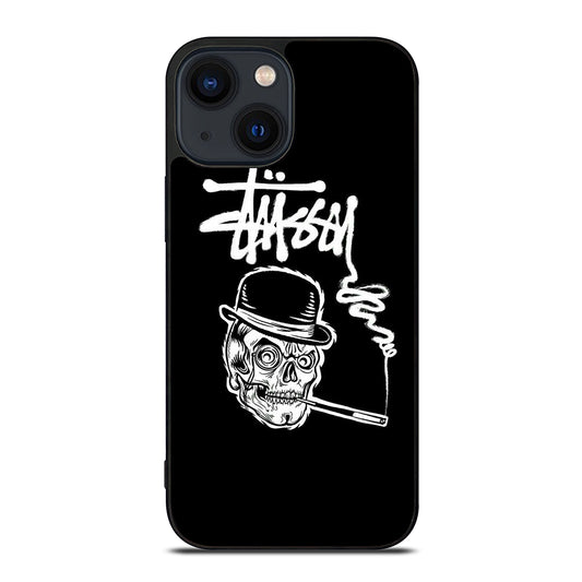 STUSSY SKULL LOGO iPhone 14 Plus Case Cover