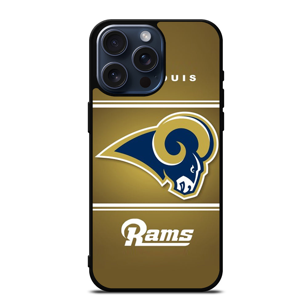 ST LOUIS RAMS NFL LOGO 1 iPhone 15 Pro Max Case Cover