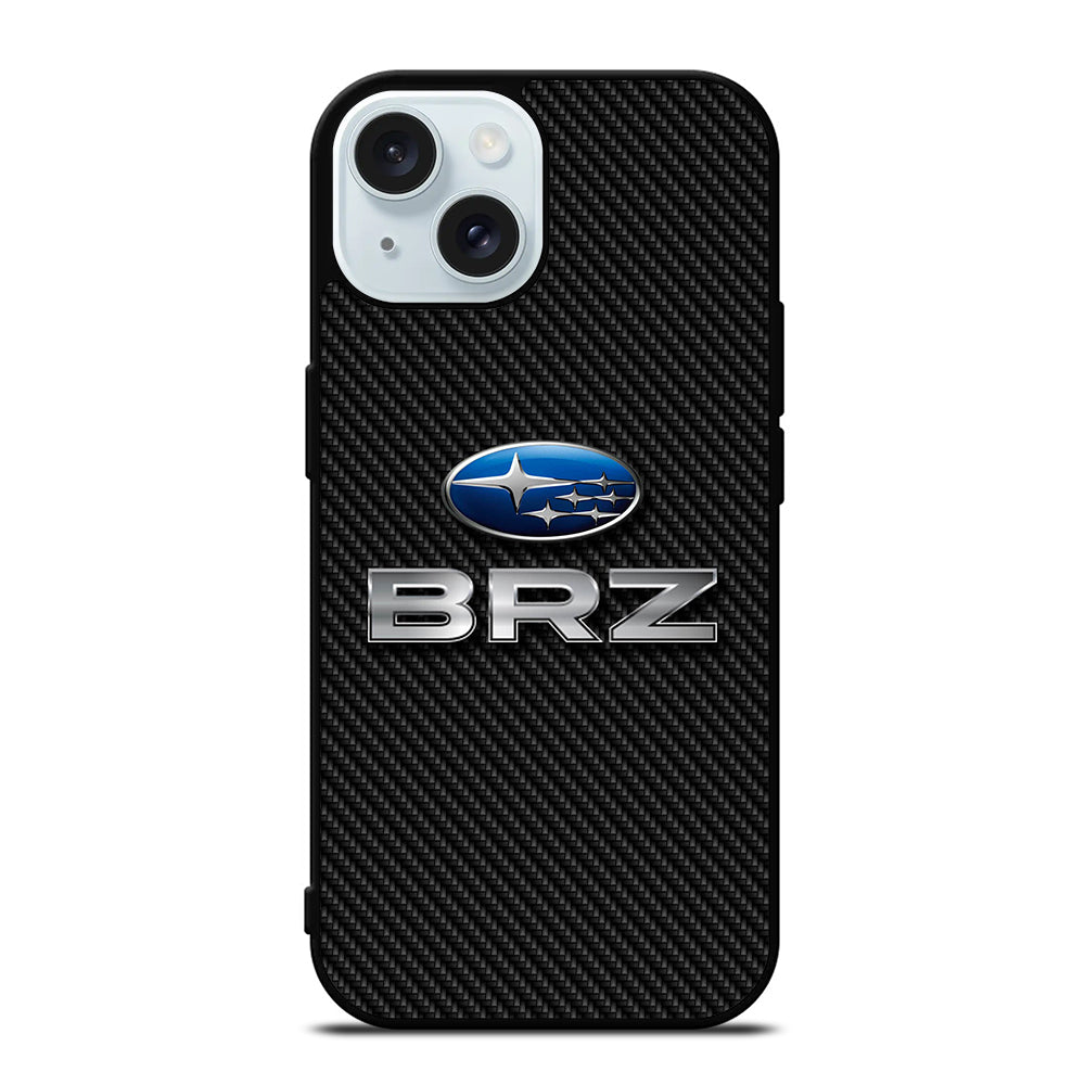 SUBARU BRZ CARBON LOGO iPhone 15 Case Cover